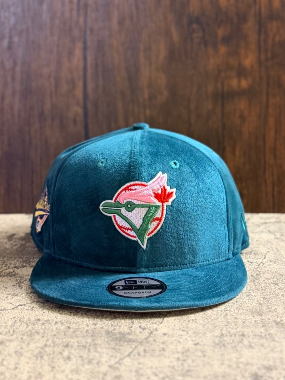 New New Era 9FIFTY Toronto Blue Jays Teal Snapback Hat 1992 World Series OSFA